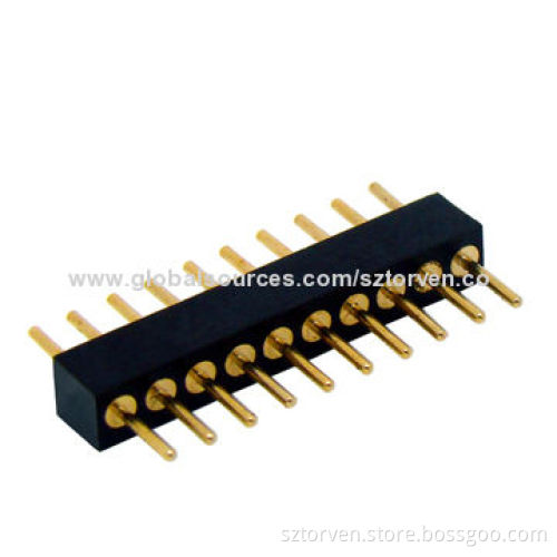 Pin Header, Machined, 1.778mm Pitch, 02-40 Pins Straight Type